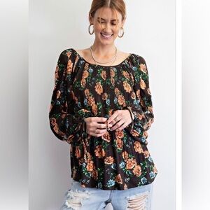 Easel Floral Blouse LAST ONE